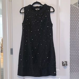 Skunkfunk Black Cotton Linen Sleeveless Dress
